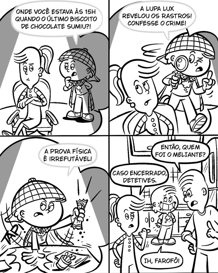 Tirinha 2: O interrogatório do biscoito
